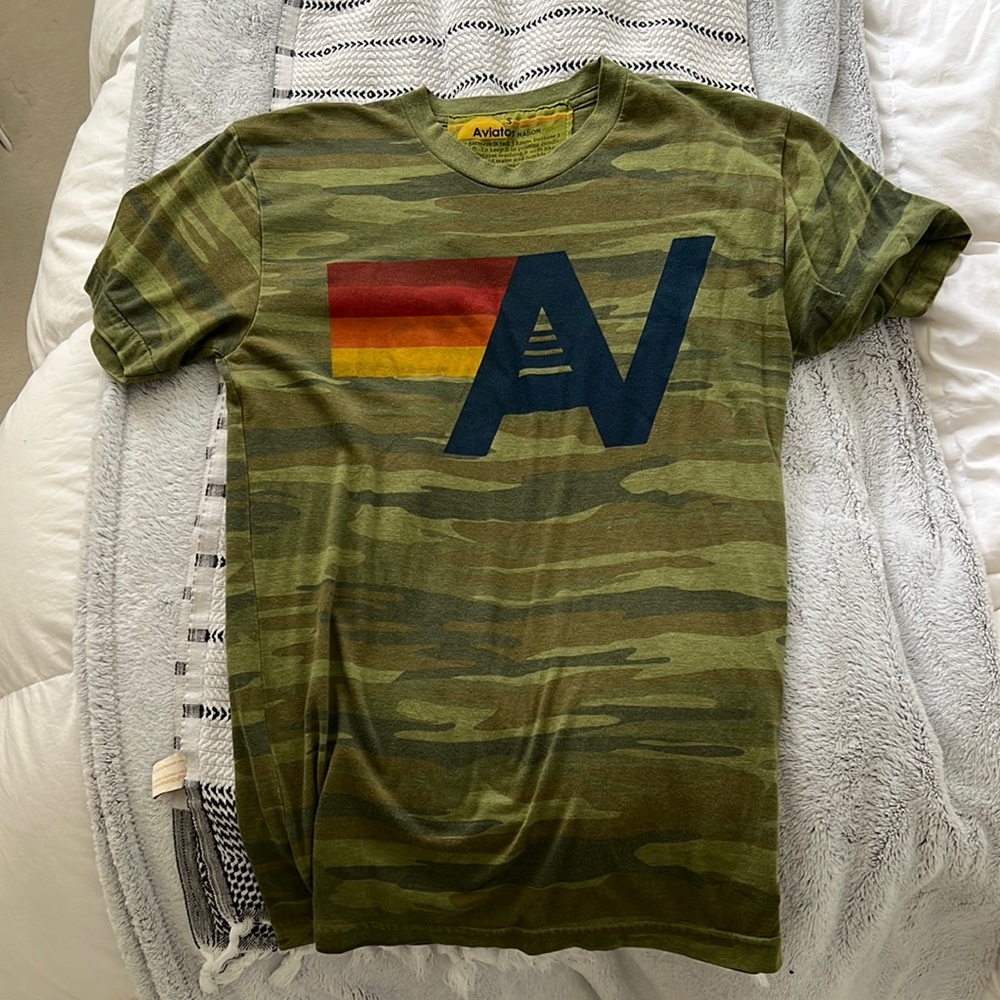 Aviator Nation t shirt camo